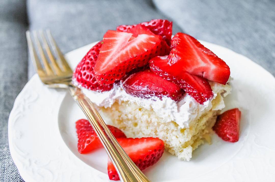 Strawberry Shortcake with Whipped Cream