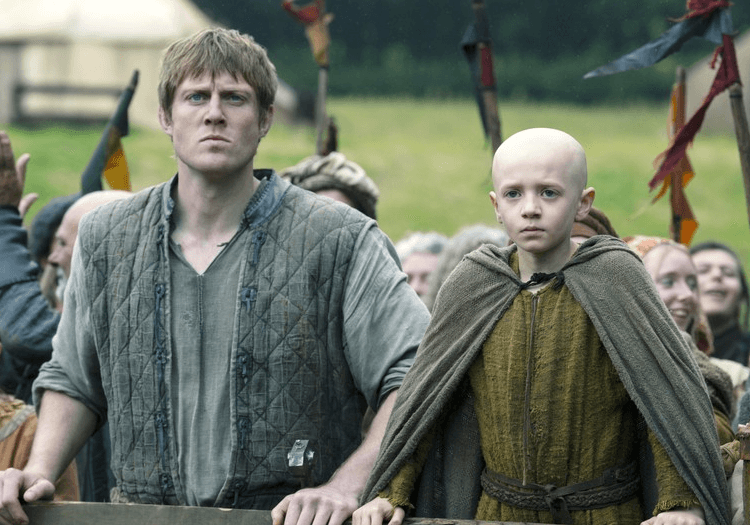 Dunk and Egg standing in a crowd in A Knight of the Seven Kingdoms