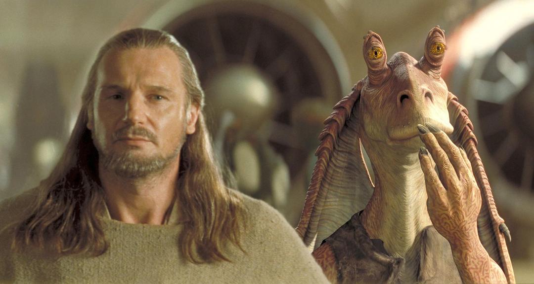 Liam Neeson defends Star Wars Episode I and Jar Jar Binks | EW.com