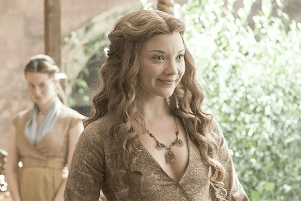 Margery Tyrell standing in Game of Thrones