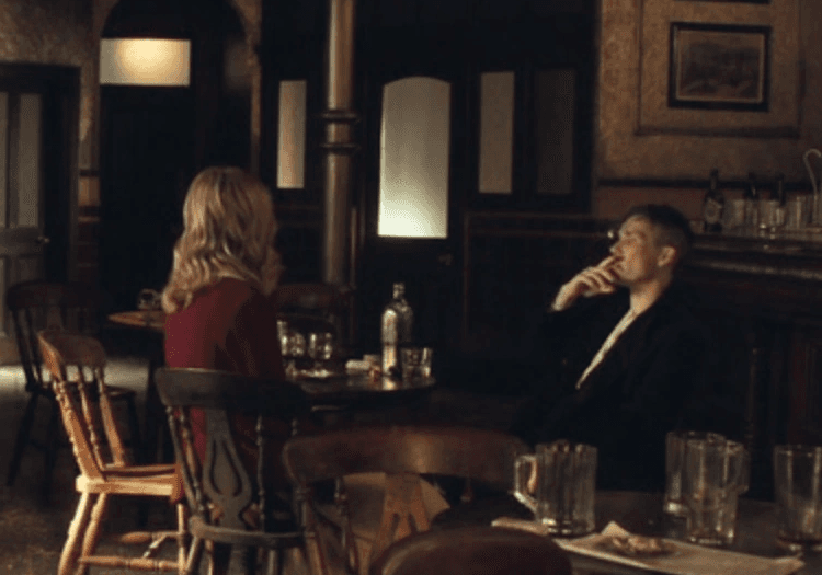 Grace and Tommy talking