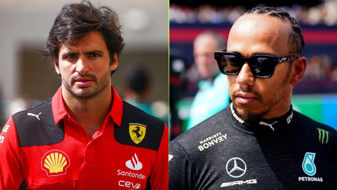 Lewis Hamilton and Charles Leclerc