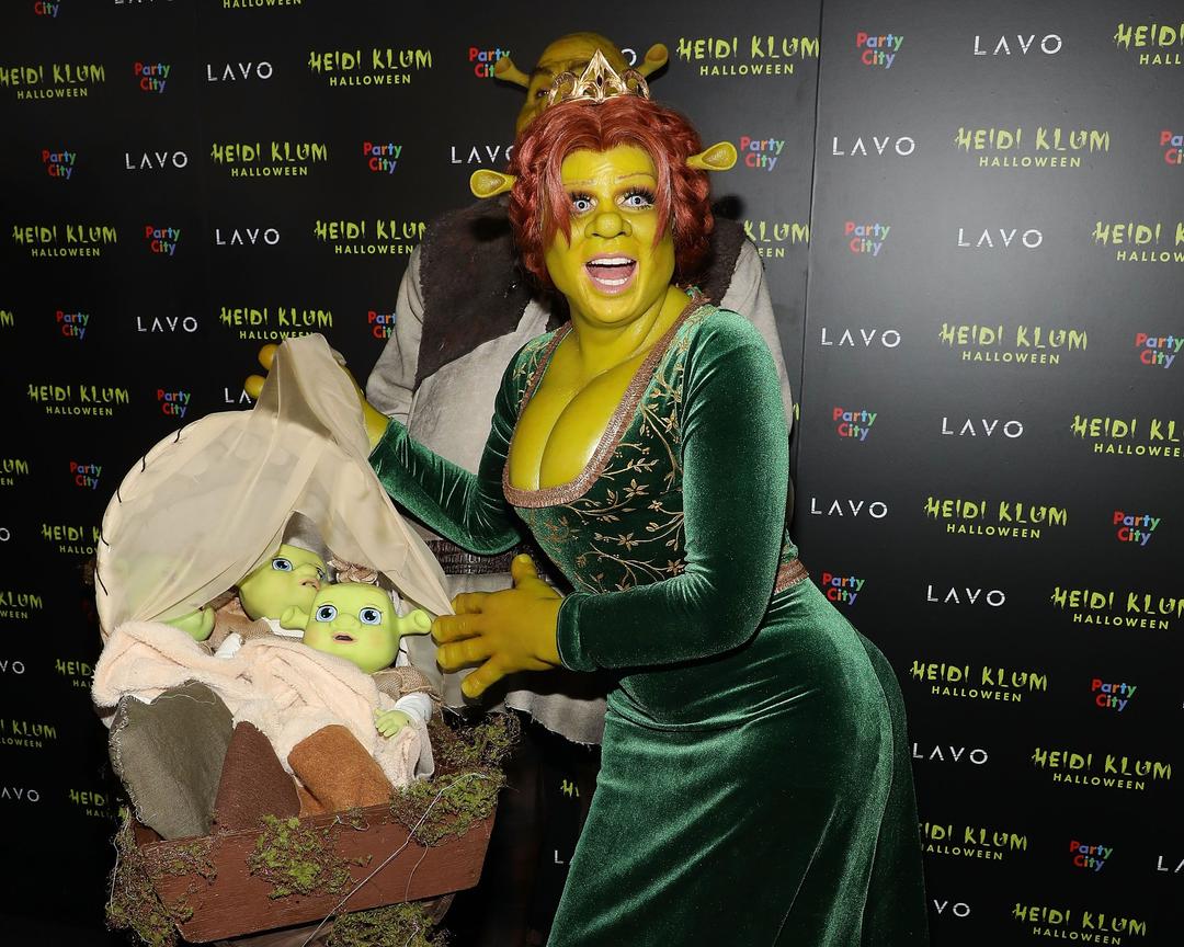 Heidi Klum in Princess Fiona's Costume