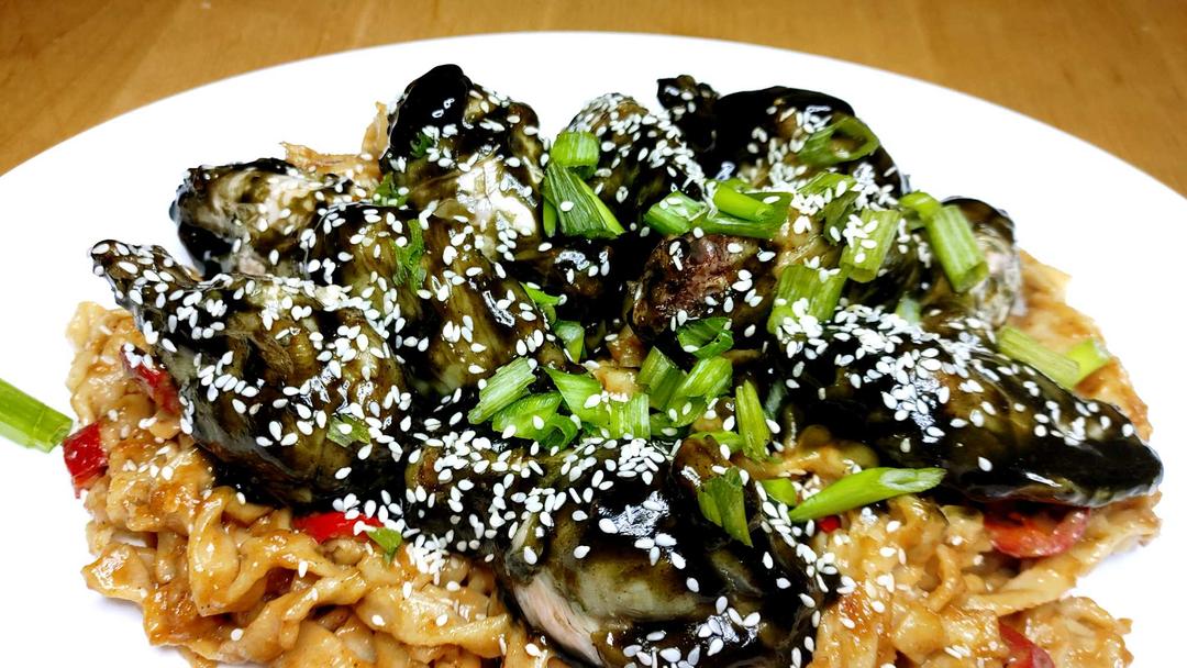 Bat Wings on a plate