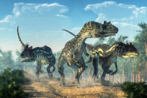 Three Allosauruses Stock Photo - Download Image Now - Allosaurus, Dinosaur,  Hunting - Sport - iStock