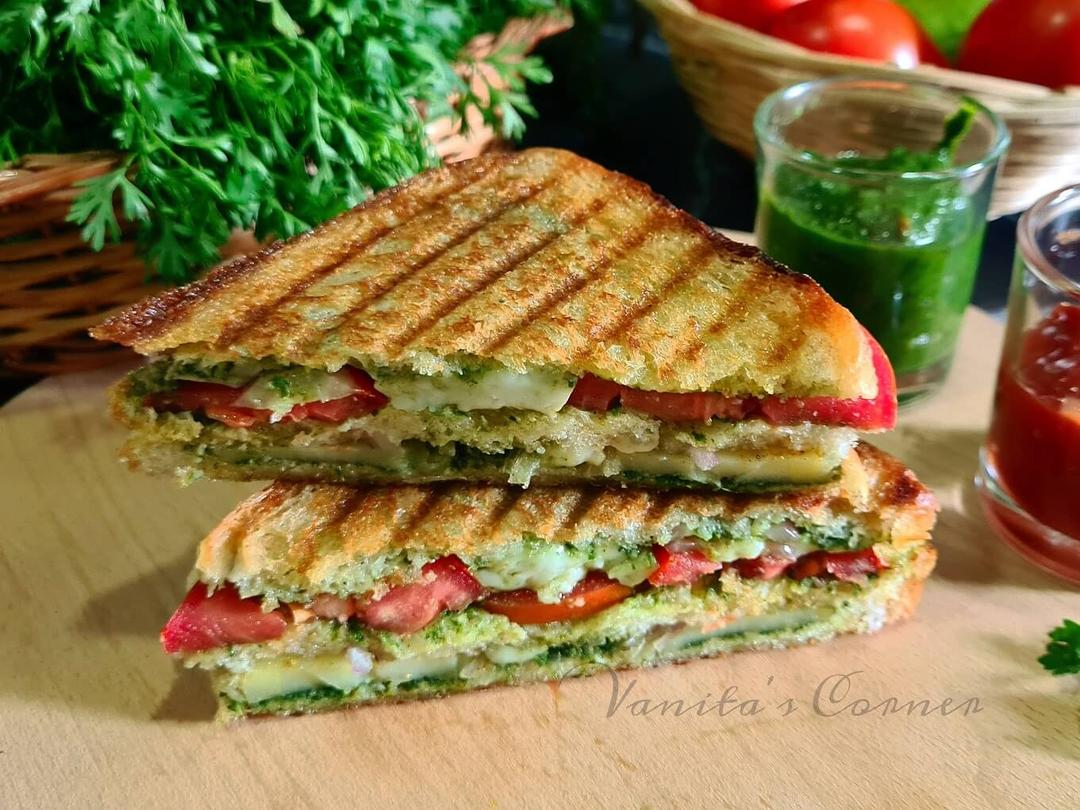 Bombay Sandwich | Mumbai street style Vegetable Sandwich - Vanita's Corner