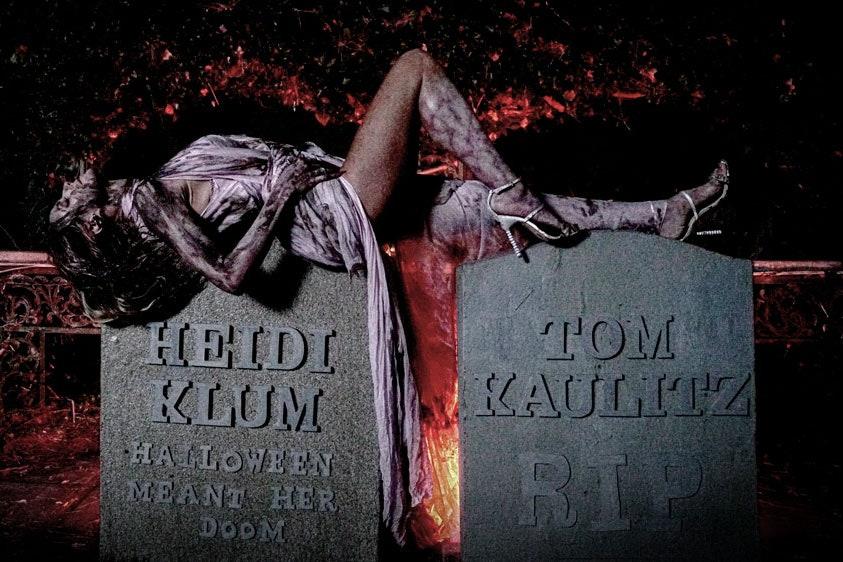 Heidi Klum in the Undead Matriarch Short film