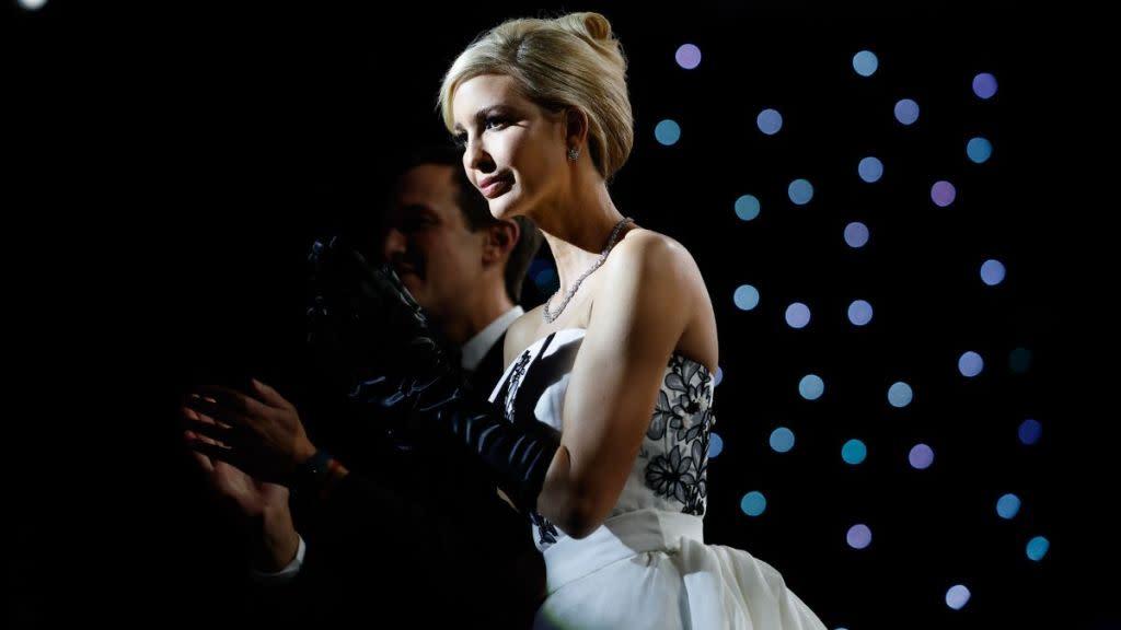 Ivanka Trumpās White Givenchy Gown