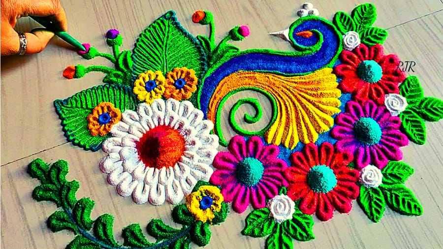 Rangoli | Up the festive ante with these DIY Rangoli hacks - Telegraph India