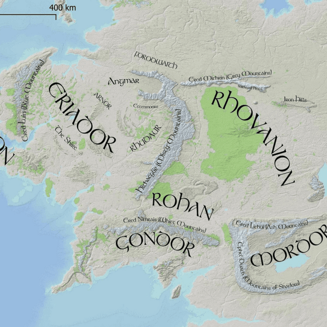 Lord Of The Rings: Map